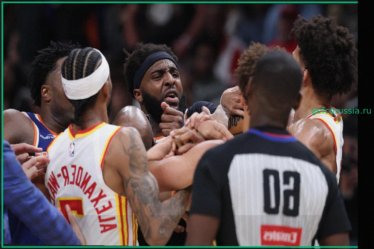 Mitchell Robinson, Dyson Daniels Fined by NBA, How Much Did Players Lose From Knicks-Hawks Scuffle?